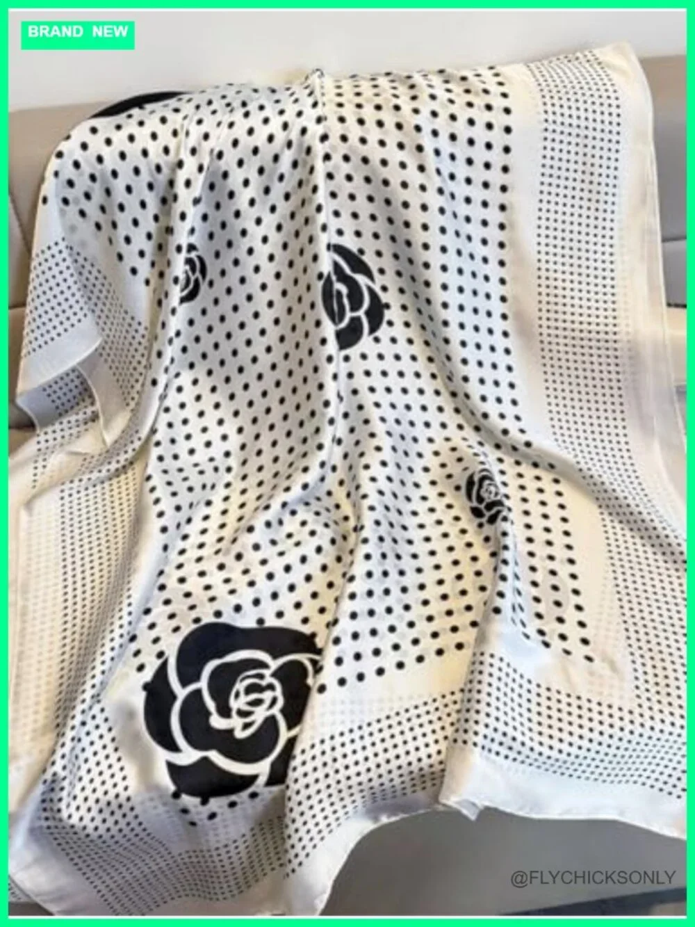 Silk Feel Long Scarf Shawl Wrap Women Fashion Accessory